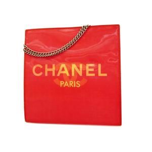 Chanel Chain Hologram Shoulder Bag Red